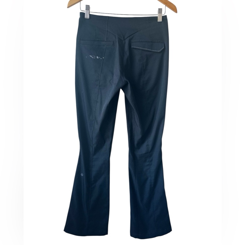 Lululemon Long Black Flare Pants 6 Regular - Picture 2 of 15